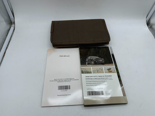 2016 Jeep Cherokee Owners Manual Set with Case OEM C02B01014