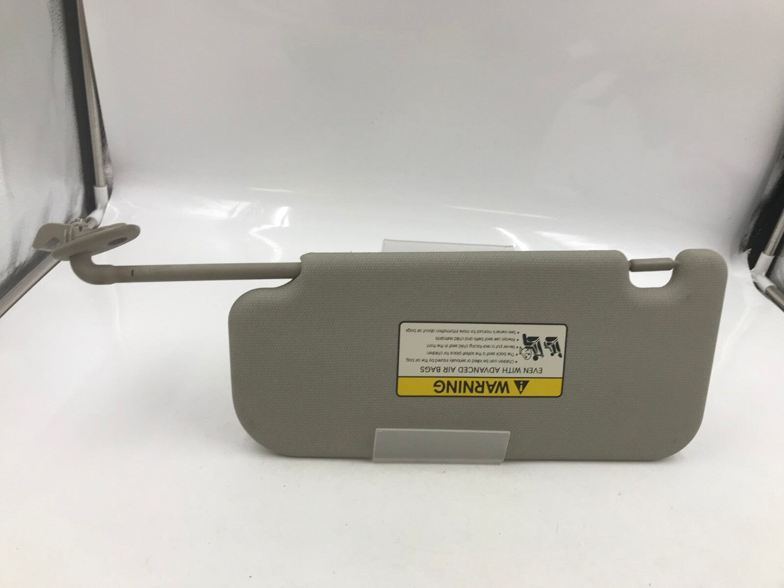 2012-2017 Kia Rio Passenger Sun Visor Sunvisor Gray OEM A01B24013