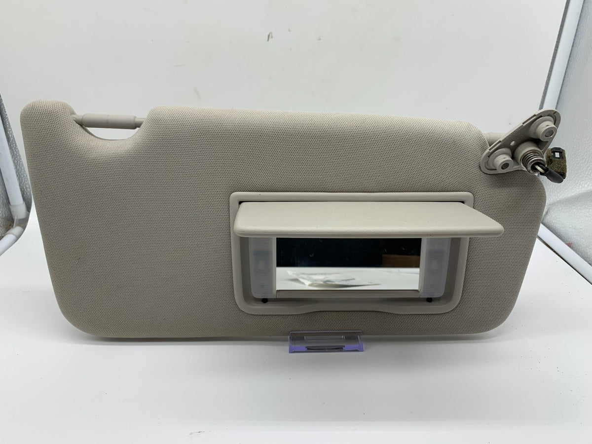 2010-2014 Subaru Legacy Passenger Sun Visor Gray Illuminated OEM A03B35004