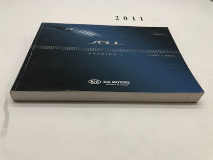 2011 Kia Soul Owners Manual Set OEM E01B17032