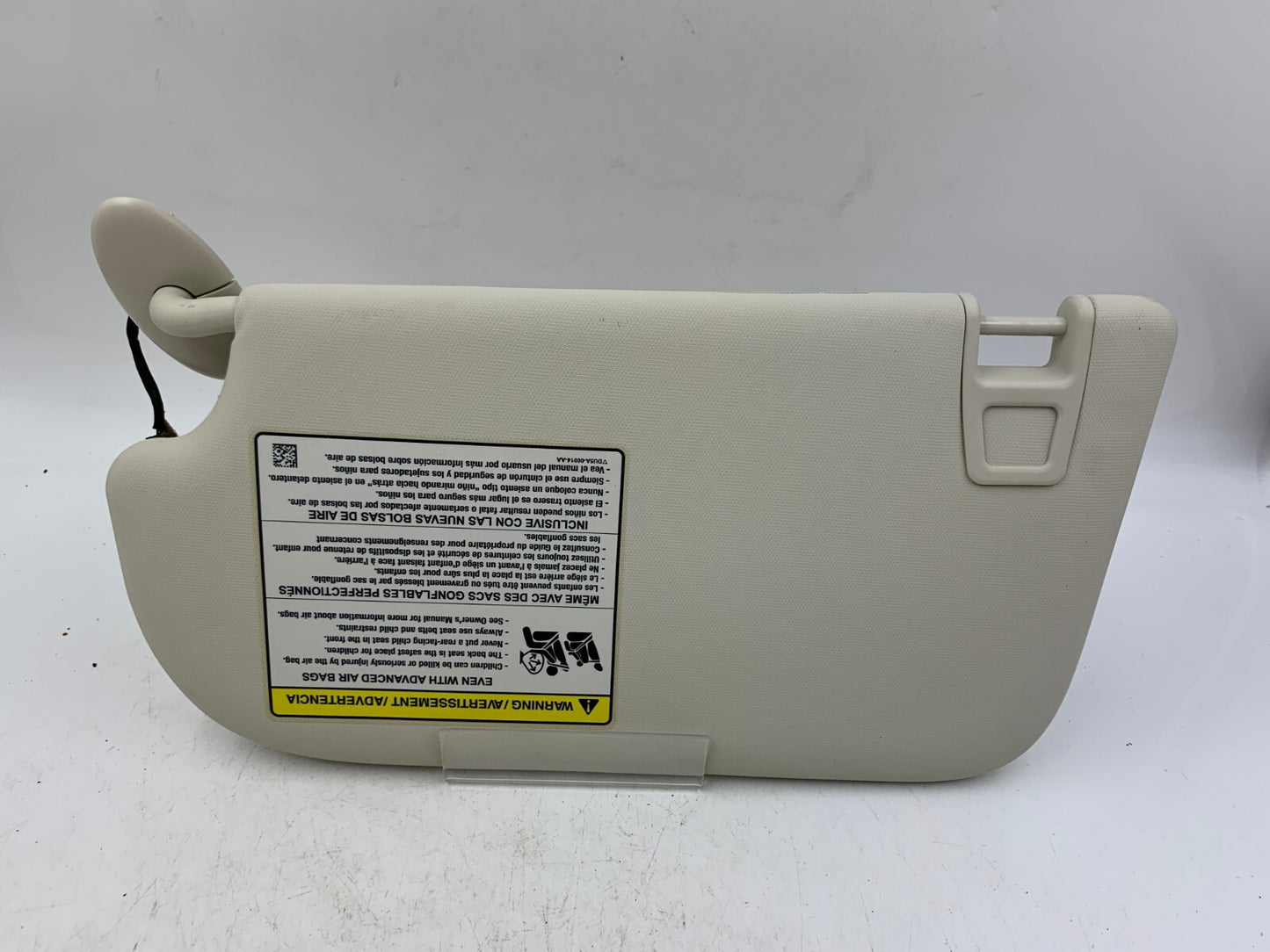 2013-2019 Ford Escape Passenger Sun Visor Ivory Illuminated OEM B03B56033