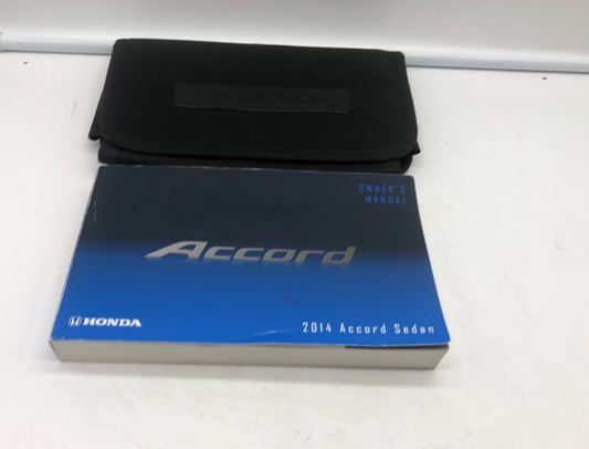 2014 Honda Accord Sedan Owners Manual Set with Case OEM R01B44003