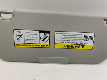 2014-2019 Kia Soul Driver Sun Visor Illuminated Gray OEM C02B12068