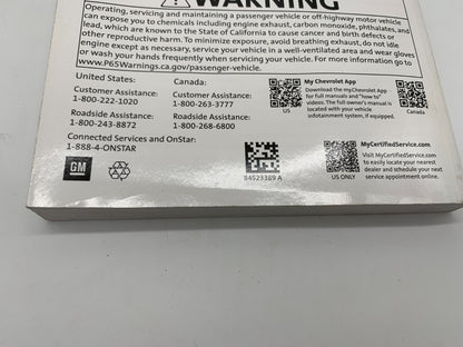 2021 Chevrolet Malibu Owners Manual Set OEM A02B54008