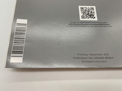 2022 Nissan Sentra Owners Manual Set OEM A02B56046