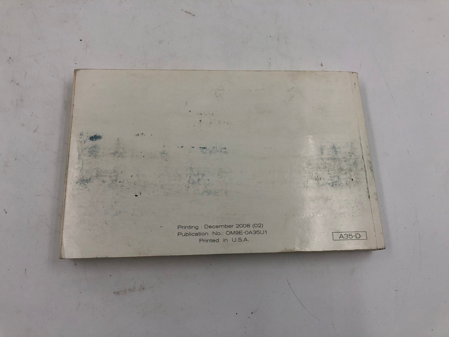 2009 Nissan Maxima Owners Manual OEM B04B32086