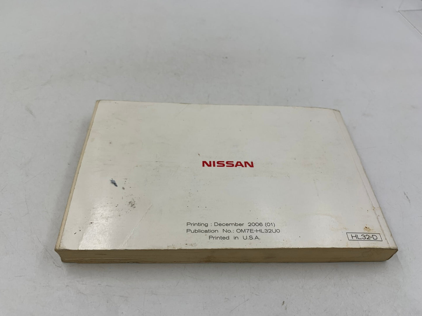 2007 Nissan Altima Hybrid Owners Manual Set with Case OEM D01B48007