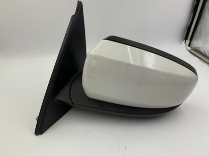 2011-2013 BMW X5 Driver Side View Power Door Mirror White OEM B03B24003
