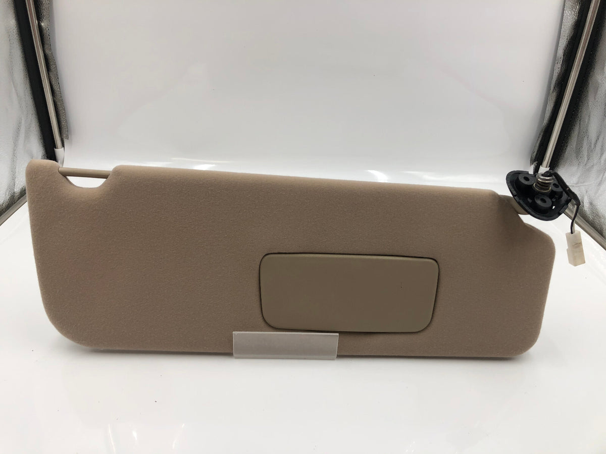 2005-2010 Toyota Sienna Passenger Sun Visor Tan Illuminated OEM D02B65001