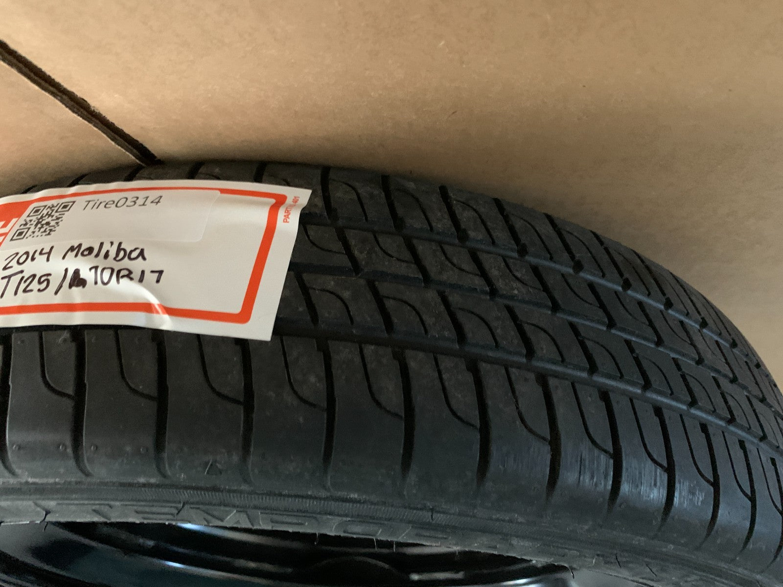 2010-2016 Buick Lacrosse 17" Spare Tire Compact Donut T125/70R17 OEM1
