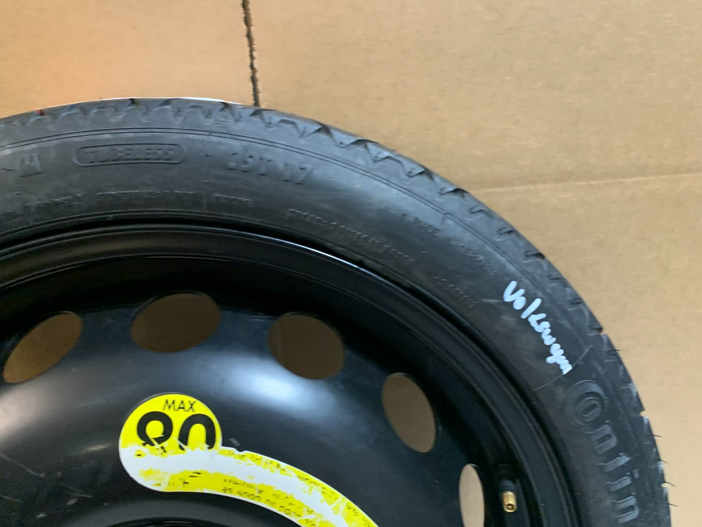 2009-2021 Volkswagen Jetta 18" Spare Tire Compact Donut T125/70R18