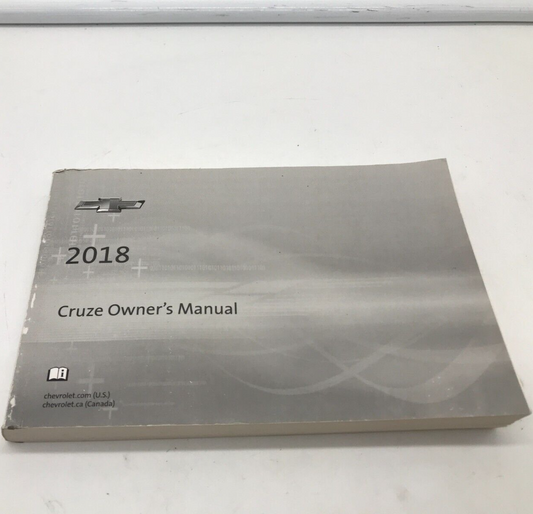 2018 Chevrolet Cruze Owners Manual OEM B03B25079