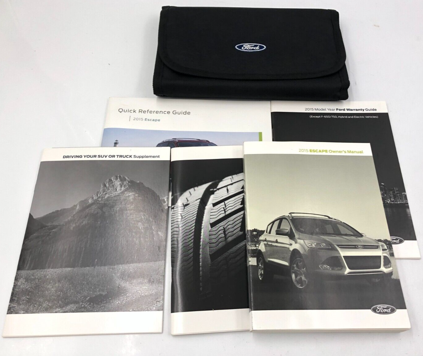 2015 Ford Escape Owners Manual Set with Case OEM B04B36045