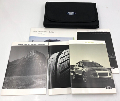 2015 Ford Escape Owners Manual Set with Case OEM B04B36045