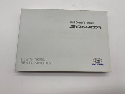 2013 Hyundai Sonata Owners Manual Set with Case OEM C03B66011