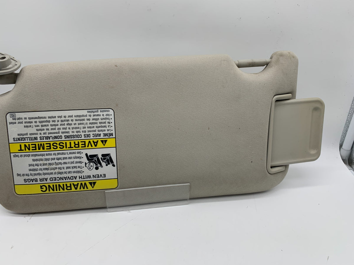 2010-2014 Subaru Legacy Passenger Sun Visor Gray Illuminated OEM B03B30006
