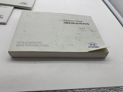 2013 Hyundai Sonata Owners Manual Set with Case OEM R01B23010