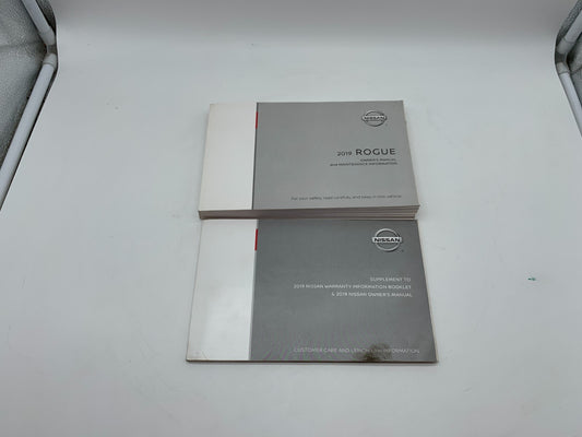 2019 Nissan Rogue Owners Manual Set OEM C03B08007