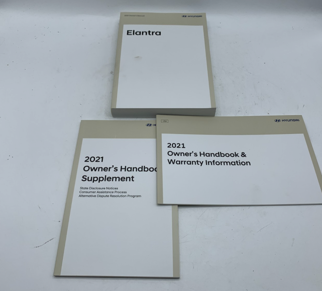 2021 Hyundai Elantra Owners Manual Set OEM D03B53016