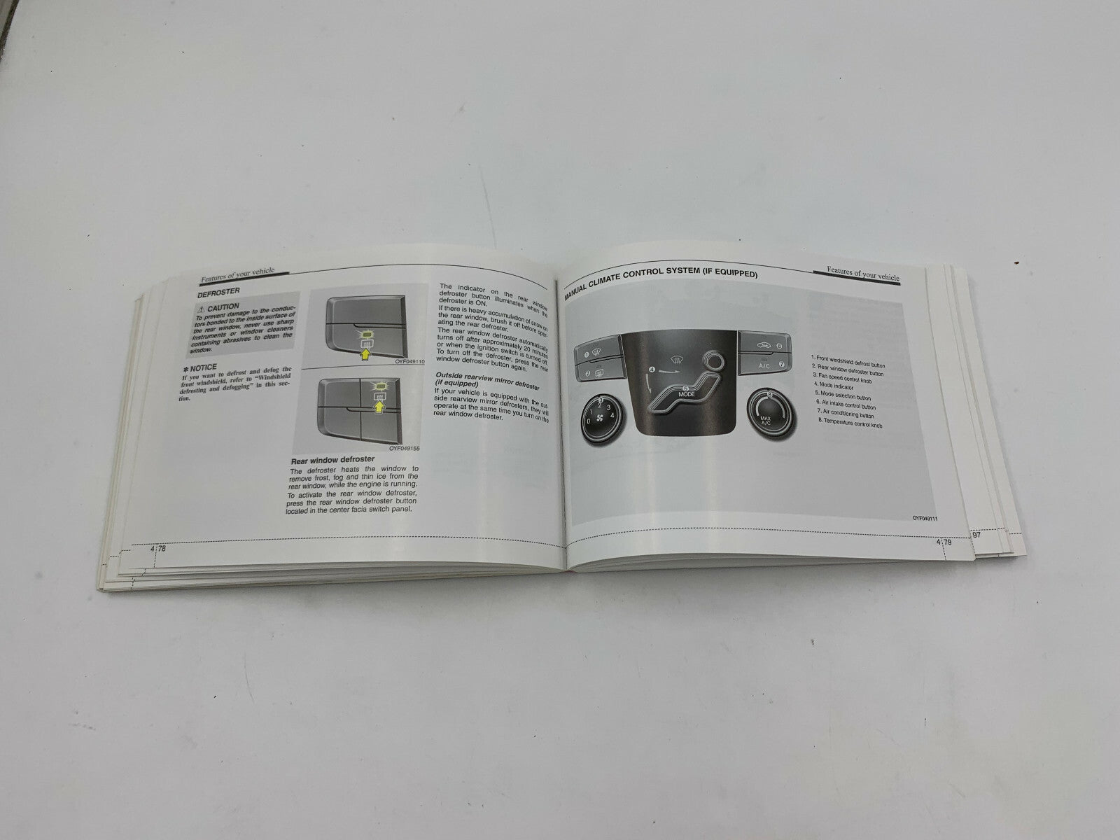2011 Hyundai Sonata Owners Manual OEM B02B44060