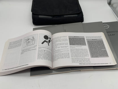 2021 Nissan Leaf Owners Manual Set with Case OEM D01B12059