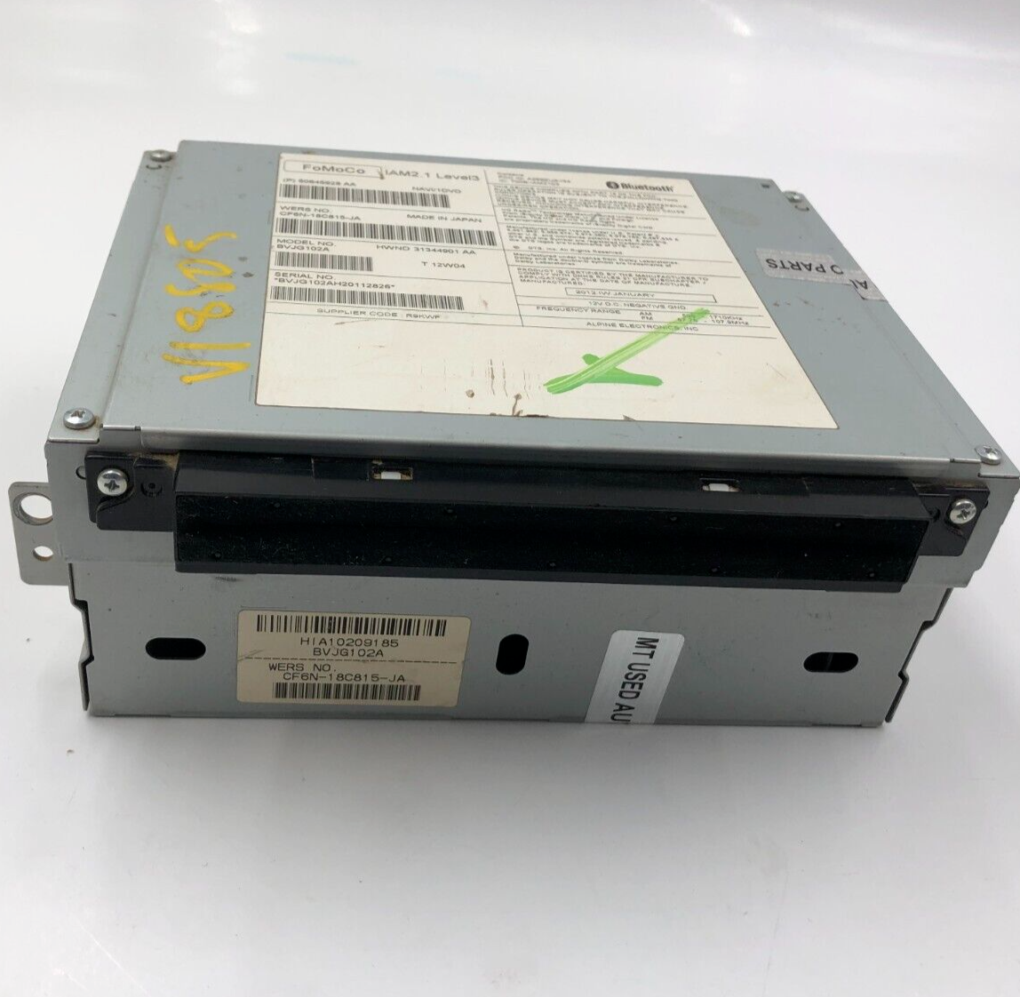 2012-2013 Jaguar XF CD Player Radio AM FM Receiver OEM B04B31028