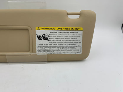 2013-2016 Audi A4 Driver Sun Visor Sunvisor Beige Illuminated OEM E02B66007