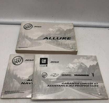 2010 Buick Allure Owners Manual Set OEM D02B62010