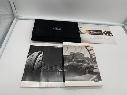 2017 Ford Fusion Owners Manual Set with Case OEM A03B13008