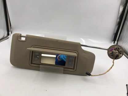 2014-2019 Cadillac CTS Passenger Sun Visor Beige Illuminated OEM B03B06086