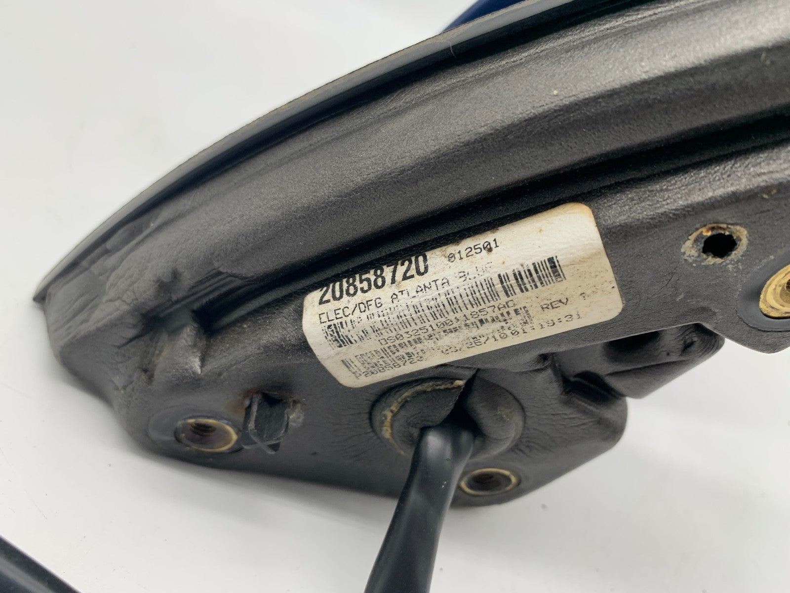 2010-2011 Chevrolet Equinox Passenger Side Power Door Mirror Blue OEM D03B64002
