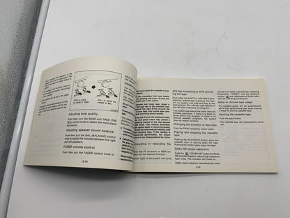 1995 Nissan Maxima Owners Manual with Case OEM C01B50013