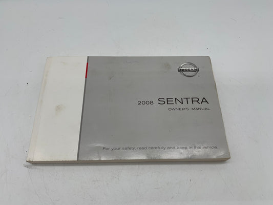 2008 Nissan Sentra Owners Manual OEM E02B64009