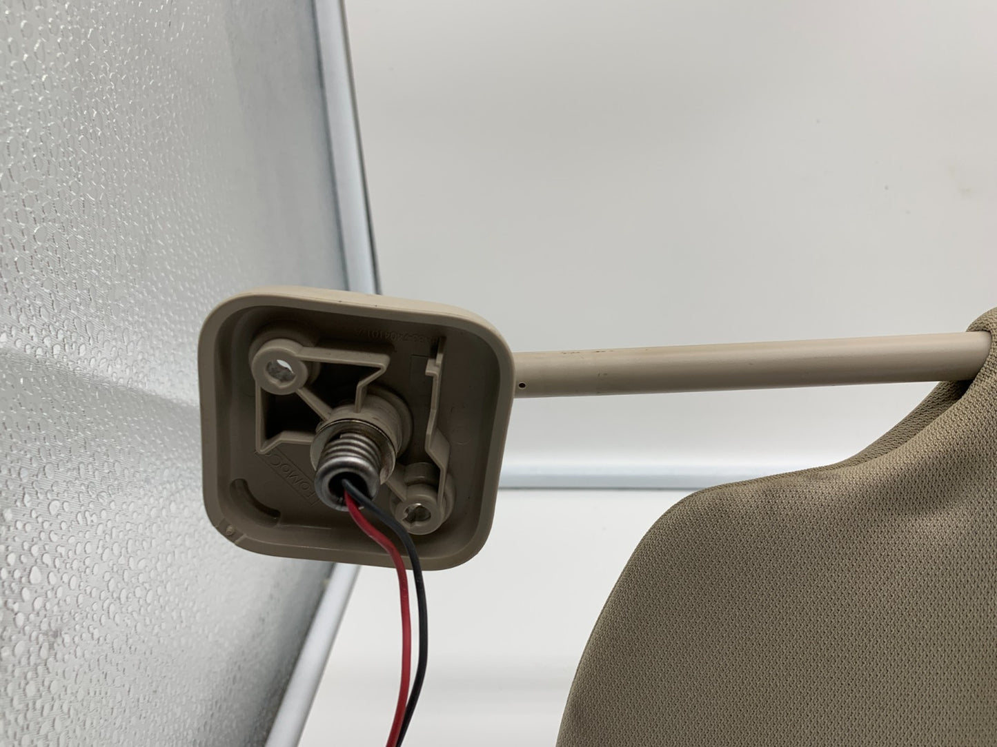 2009-2012 Ford Flex Driver Sun Visor Gray Illuminated OEM C04B63003