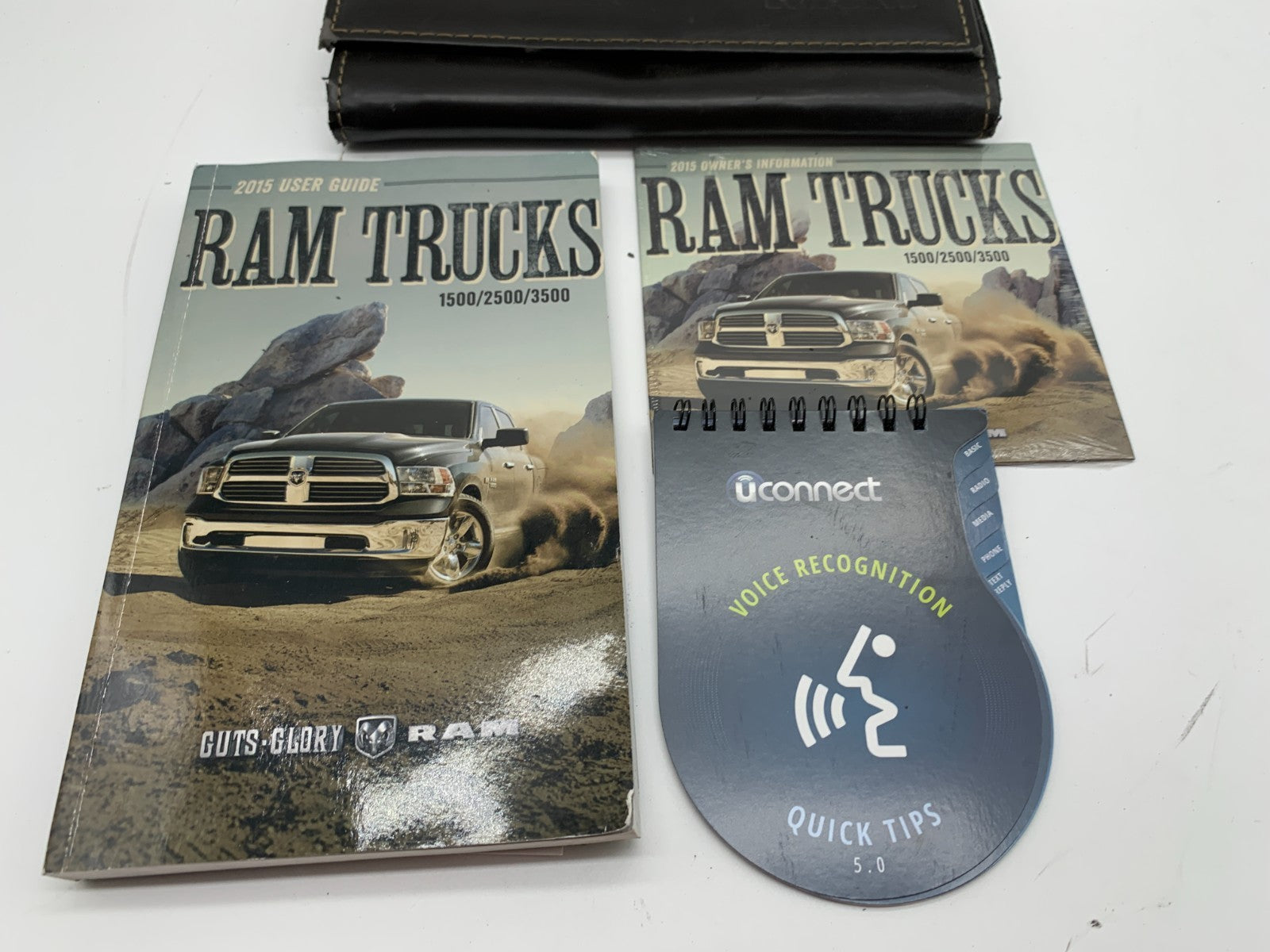 2015 Ram 1500 Owners Manual Users Guide Set with Case OEM B01B04047
