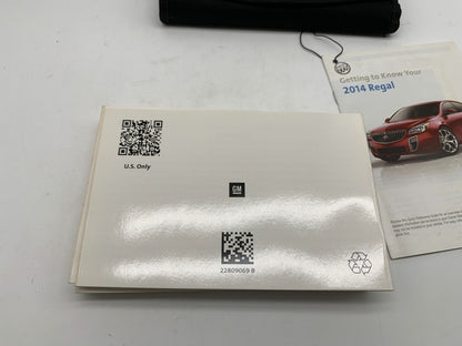 2014 Buick Regal Owners Manual Set with Case OEM B04B25015