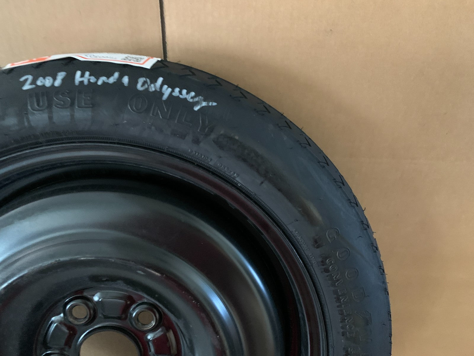 2005-2010 Honda Odyssey 17" Spare Tire Compact Donut T135/80D17 OEM Wheel