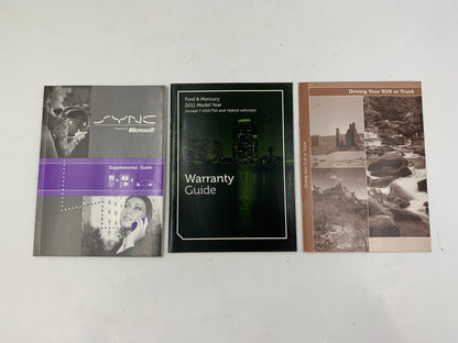2011 Mercury Mariner Owners Manual Set with Case OEM C04B14029
