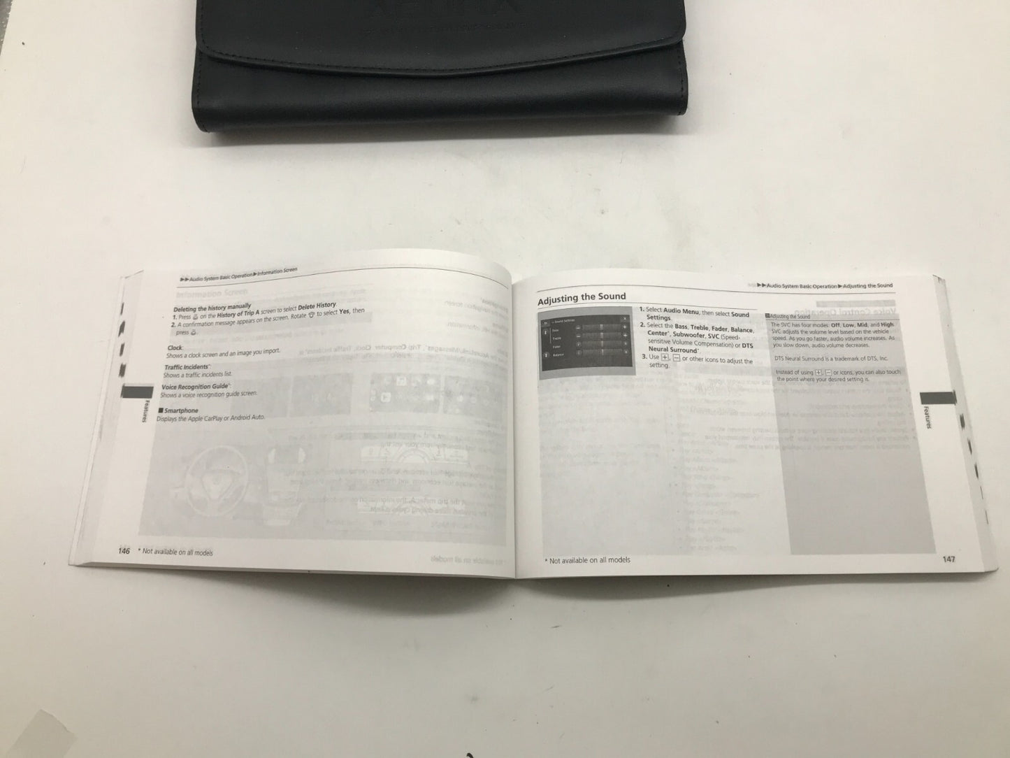 2021 Acura ILX Owners Manual Set with Leather Case OEM D01B56059