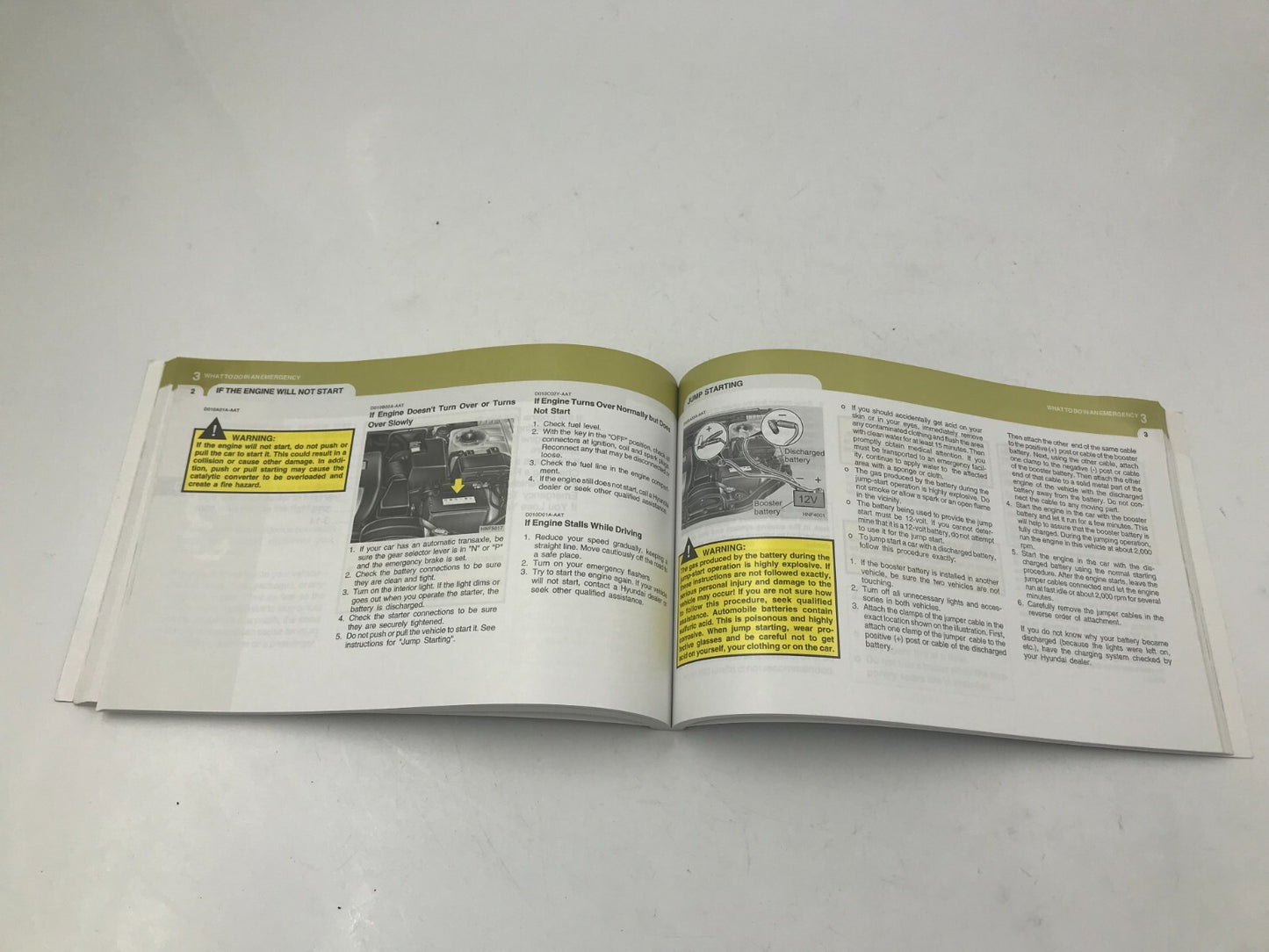 2007 Hyundai Sonata Owners Manual With Case OEM B03B05046