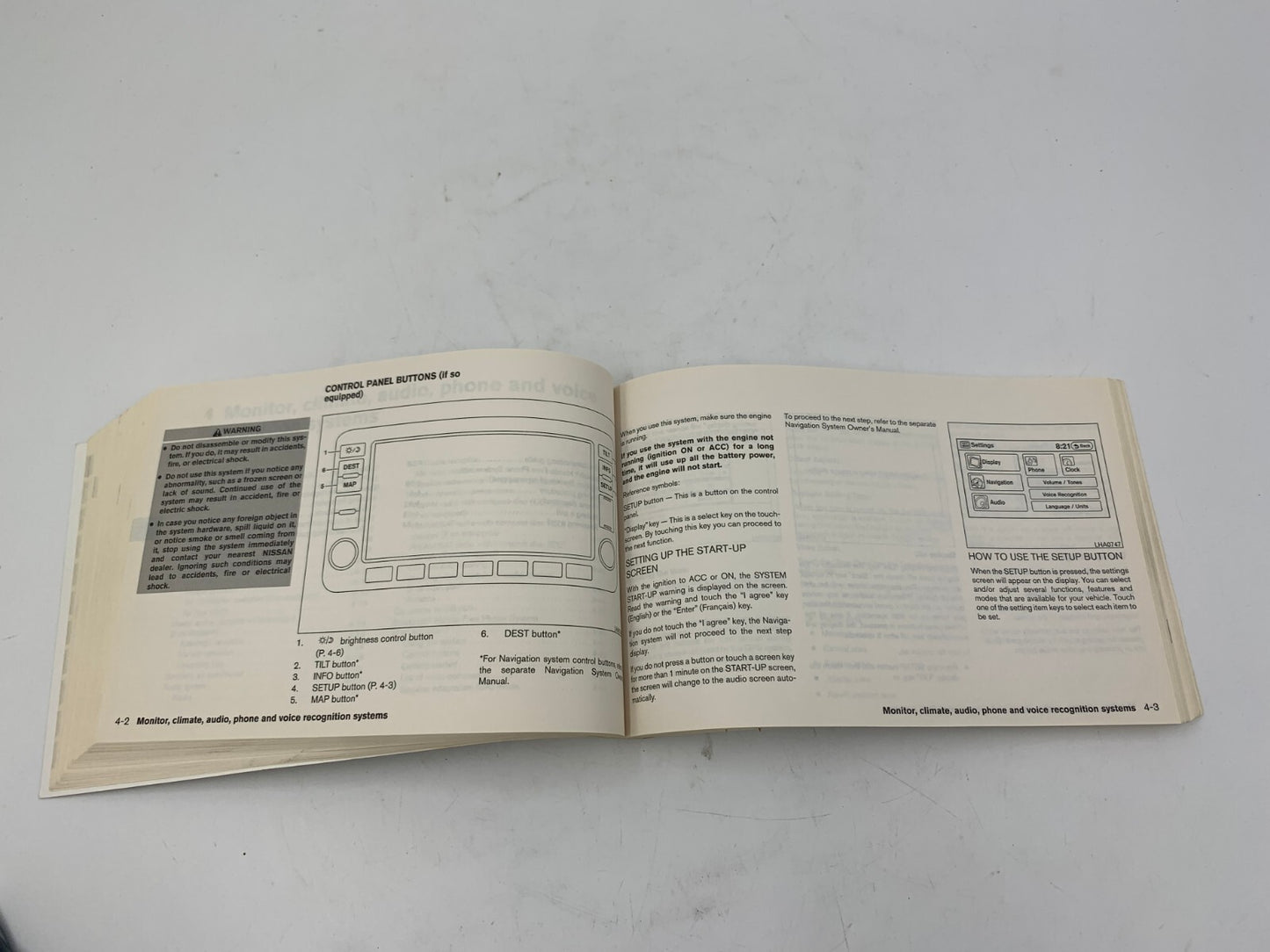 2007 Nissan Altima Owners Manual OEM B01B06006