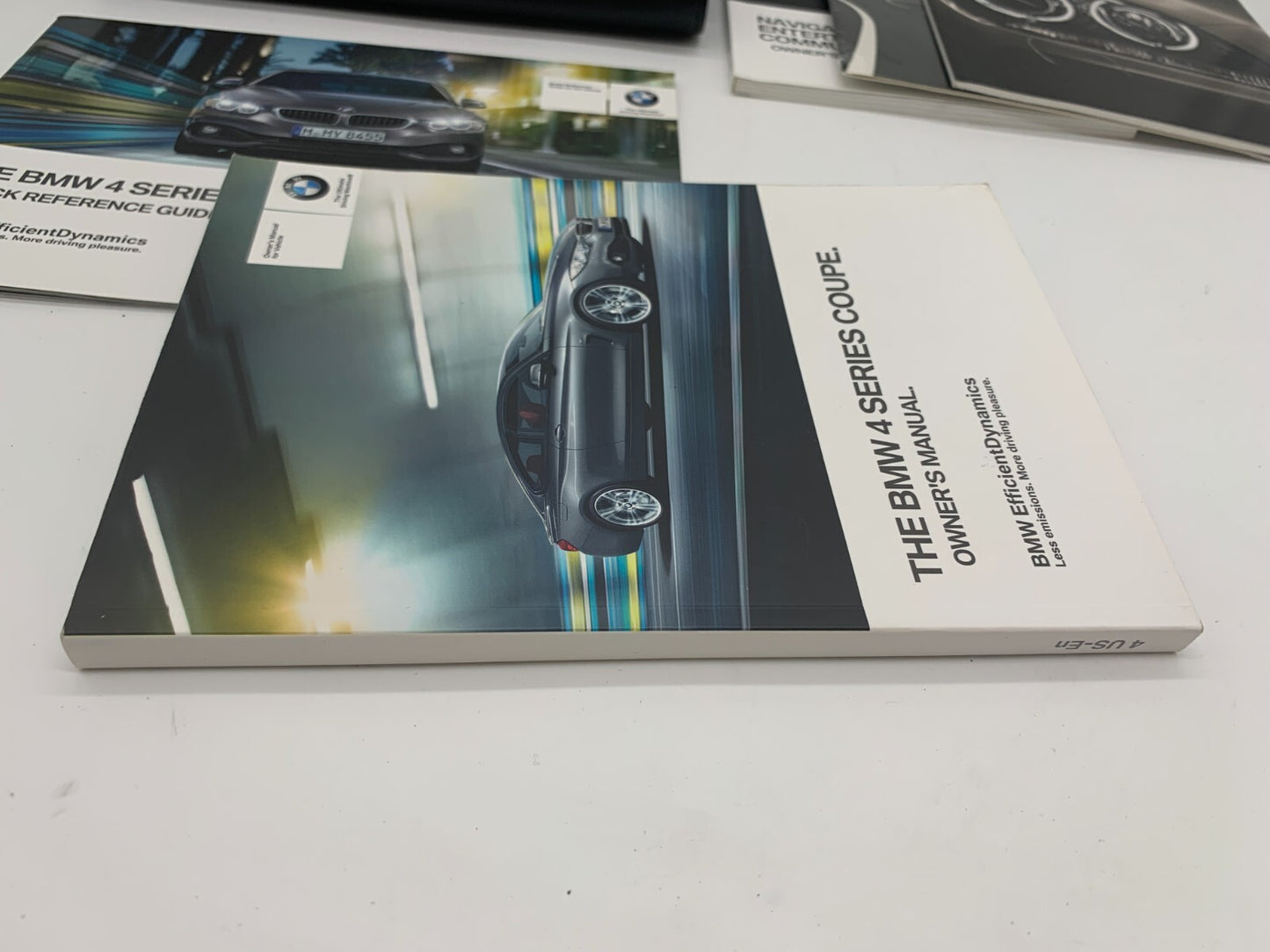 2015 BMW 4 Series Owners Manual Set with Case OEM A02B43004