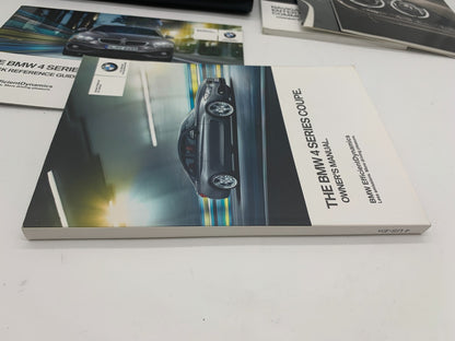 2015 BMW 4 Series Owners Manual Set with Case OEM A02B43004