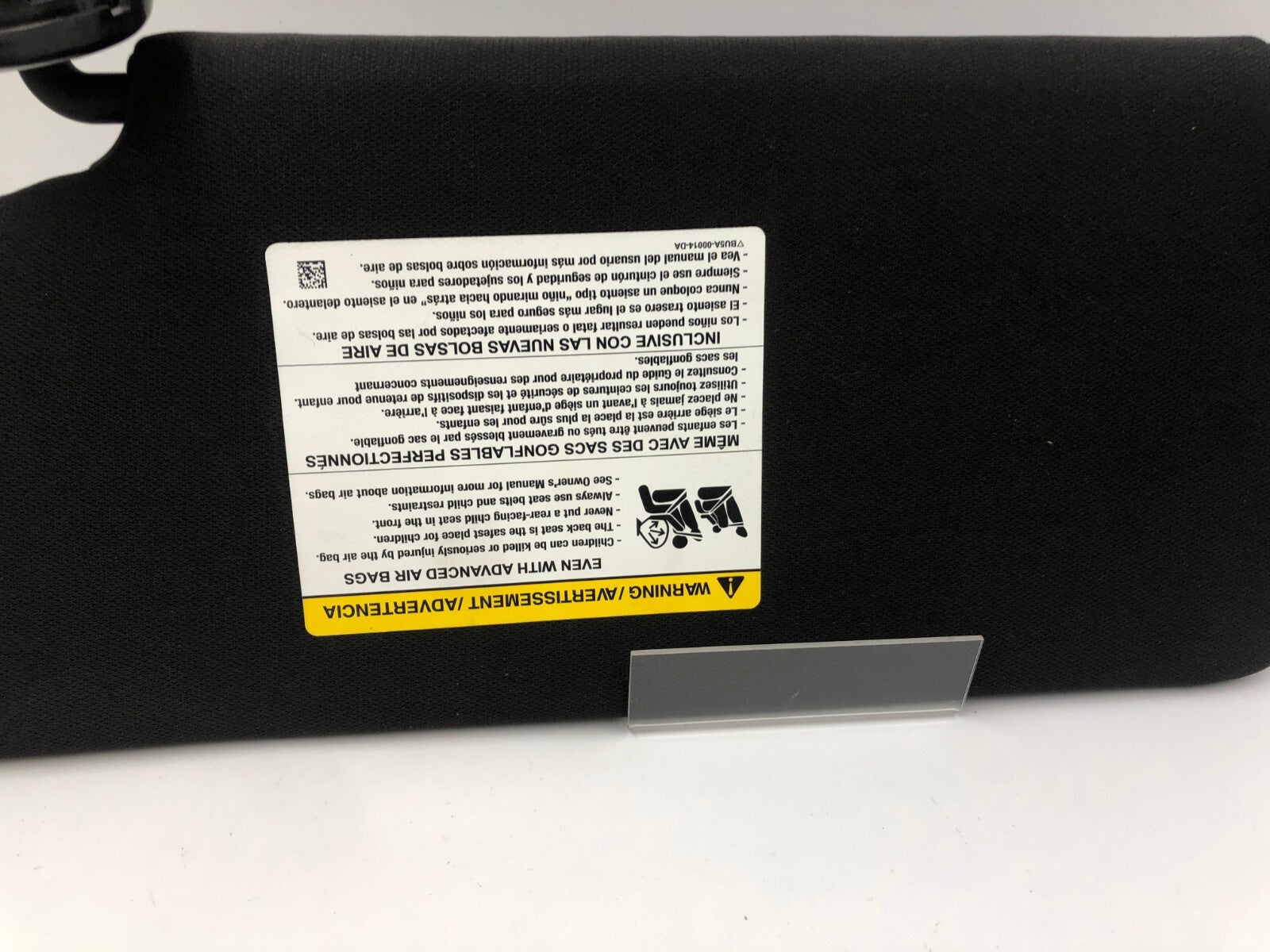 2011-2015 Ford Explorer Passenger Sunvisor Gray Illuminated OEM B04B07046