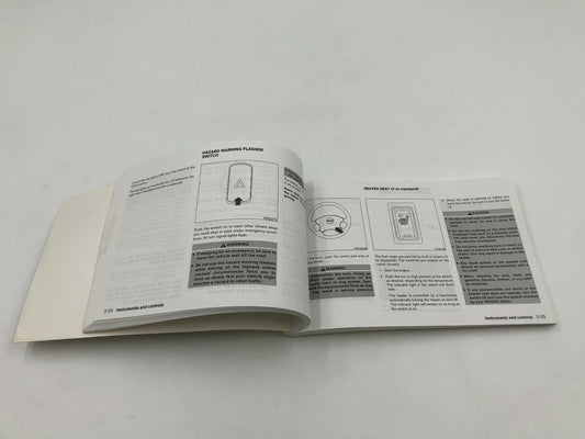 2002 Nissan Altima Owners Manual OEM D03B19006