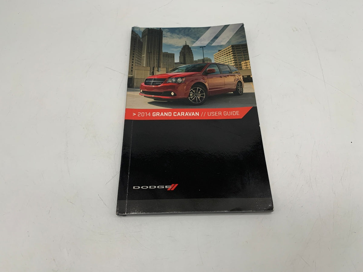 2014 Dodge Grand Caravan Owners Manual User Guide OEM R01B50024