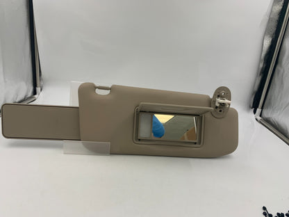 2010-2013 Suzuki Kizashi Passenger Sun Visor Illuminated Tan OEM A03B19063