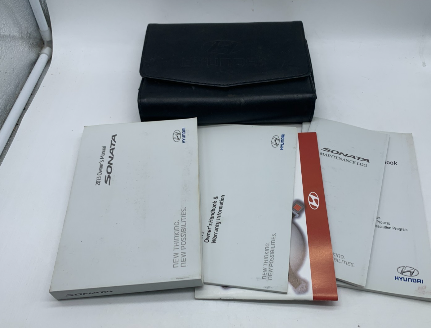 2013 Hyundai Sonata Owners Manual Set with Case OEM D03B68003