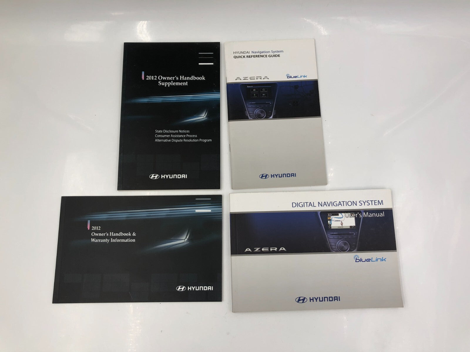 2012 Hyundai Azera Owners Manual Set with Case OEM C02B18001