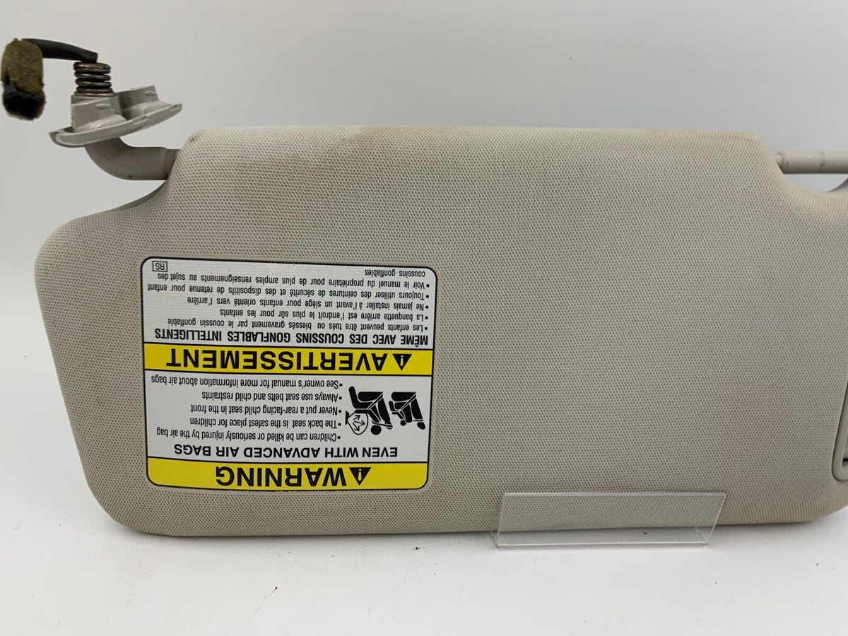 2010-2014 Subaru Legacy Passenger Sun Visor Gray Illuminated OEM B04B30009